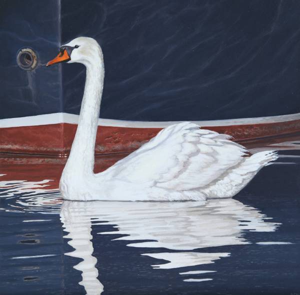 - Oil on Board, Painting by Nick J Williams, measuring 21 x 21 cm (H x W) framed at 36 x 36 cm £1090